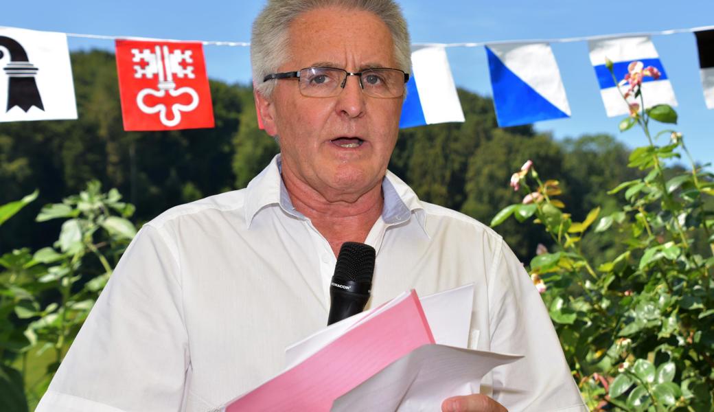 Walter Zünd dankte für die grosse Freiwilligenarbeit in der Gemeinde und rief dazu auf, weiterhin Zeit zu verschenken.