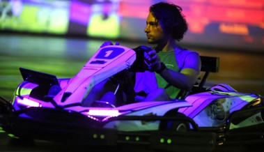 Hightech-Kartbahn: So läuft das neue interaktive «Battlekart»-Spiel im Rheintal