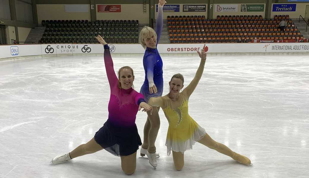 Von der internationalen Konkurrenz motiviert, erreichten Iris Kalkman, Claudia Binder und Cordula Haltinner (von links) an der Adult Competition ausnahmslos Plätze unter den ersten Zehn.