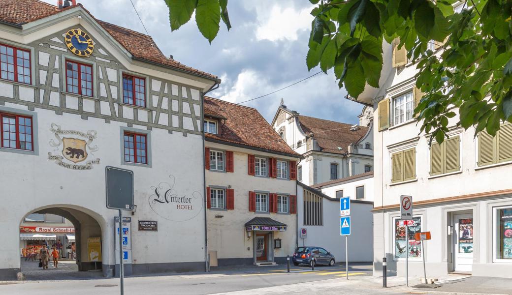 Das  Untertor ist das letzte erhalte Stadttor Altstättens.
