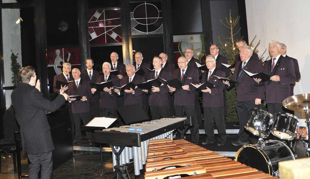 Der Männerchor Rüthi unter der Leitung von Lukas Breuss berührte die Herzen des Publikums.
