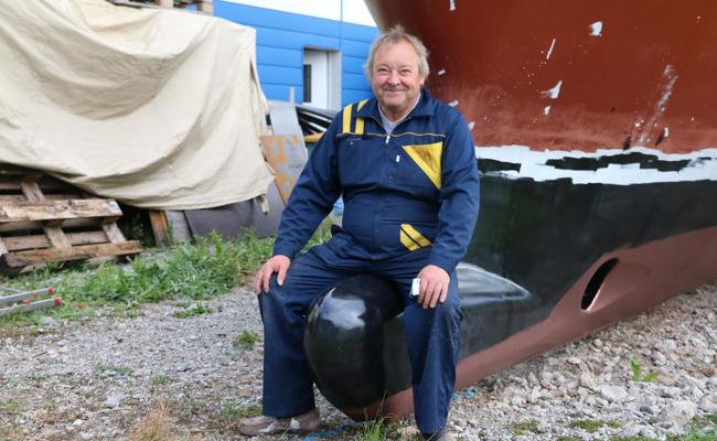 Ein Schiff hebt ab