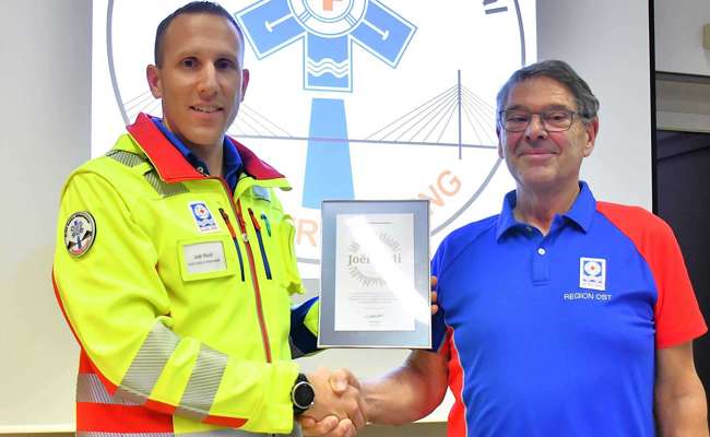Der Rettungsschwimmer des Jahres 2025 stammt aus dem Rheintal