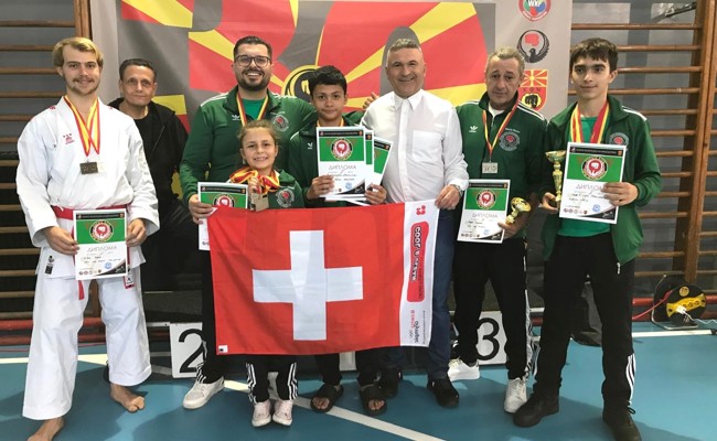 Starke Leistungen der Rheintaler Karatekas am Turnier in Skopje