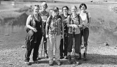 Frauen genossen die Natur