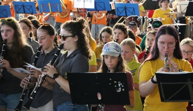 Sie feiern Musik und Kameradschaft: 650 Kinder und Jugendliche musizieren rund um die Aegeten