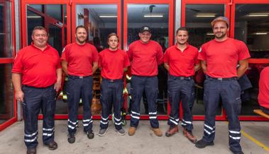 Fünf  Feuerwehrler befördert