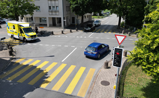 An der Ochsenkreuzung kracht es immer mal wieder – die Ampeln bleiben trotzdem