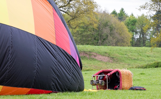 Ballonfahrt am Bodensee endet im Baum – Fahrer und vier Fahrgäste kommen mit dem Schrecken davon