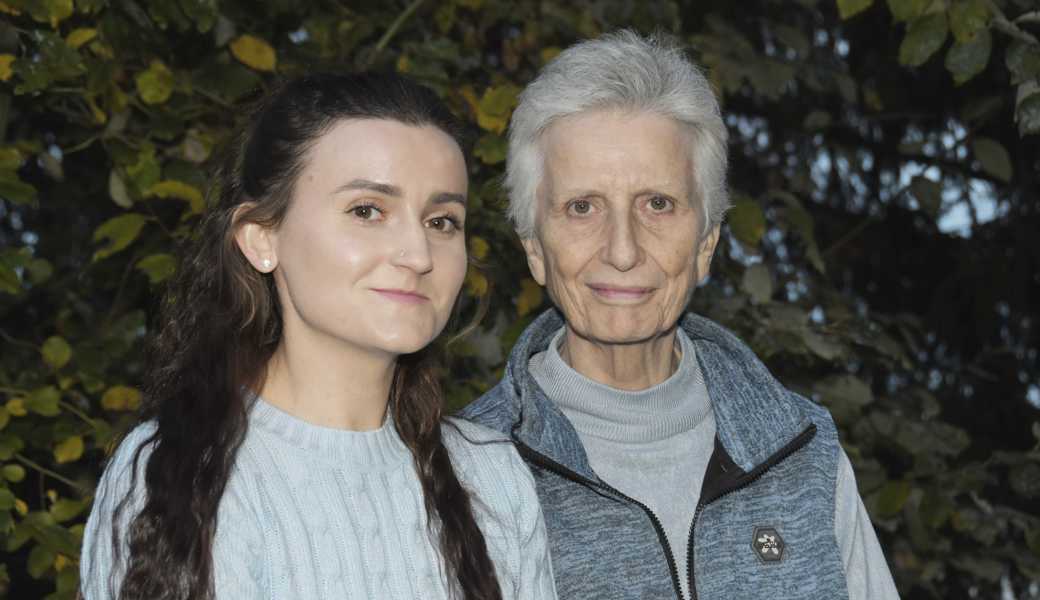Esther Beyler, Tamara Zhelezniak, Rebstein. Seit April lebt die Rebsteinerin mit der Urkrainerin in der einer Wohngemeinschaft