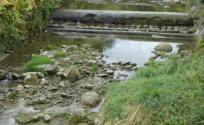 Zwei Bäche geben zu tun