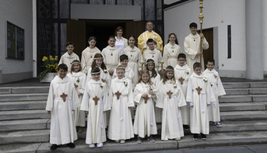 Erstkommunionkinder feierten zum Motto: «Jesus lädt uns alle ein»