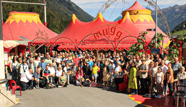 Einzigartiger Zirkustag für die Mitglieder von PluSport Rheintal