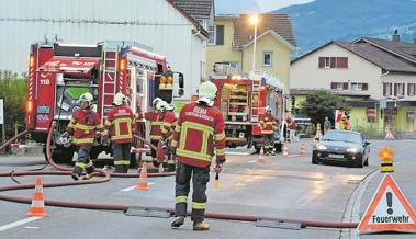 Heizungsbrand und Rettung 