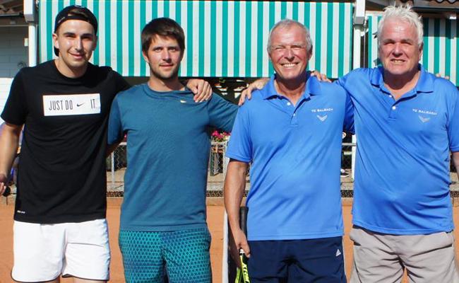 Fabian Bigger ist erstmals Clubmeister des TC Balgach