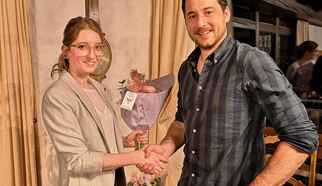 Tamara Fässler und ihr Vorgänger Dominic Stoop.