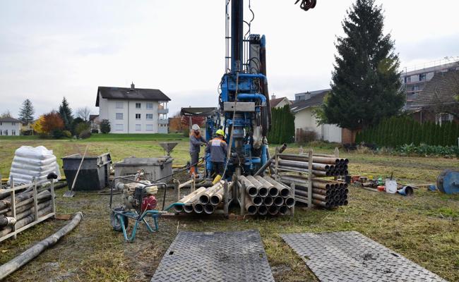 Probebohrungen durchgeführt