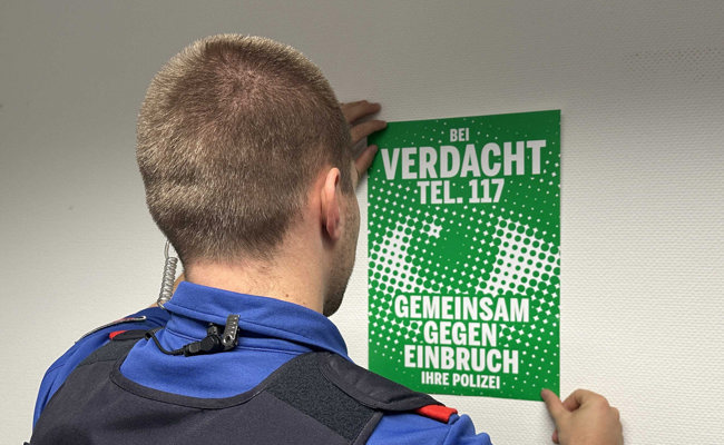Am Wochenende kam es zu einem Einbruch und zu Diebstählen