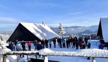 Verabschiedung auf der Feusenalp
