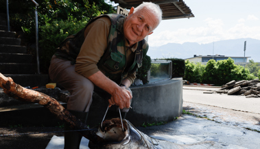 Der Rebsteiner Fritz Moser fängt bei Diepoldsau einen Rekordwels: «Das ist mein bislang grösster Fisch!»