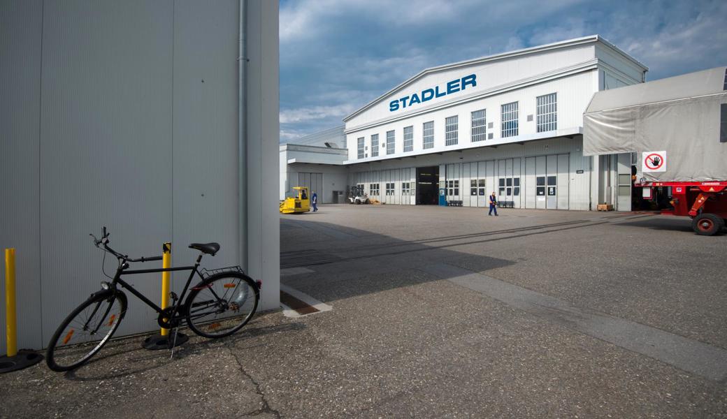 Stadler im Industriepark Altenrhein. Insgesamt macht das Unternehmen hier Hallenflächen von 25'000 Quadratmetern frei.