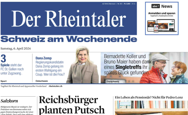 E-Paper der Samstagausgabe ist online
