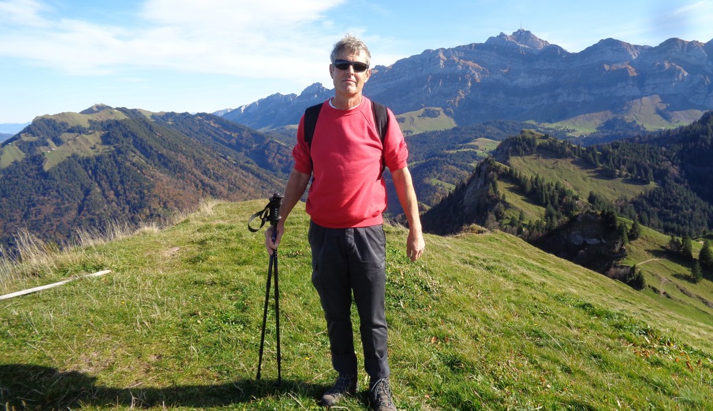 Peter Städler wandert fast täglich auf den Sommersberg: Der Gipfel steigert das Wohlgefühl des 71-Jährigen