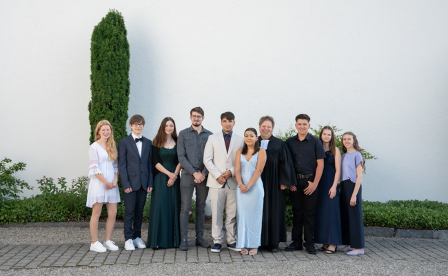 Konfirmation zum Thema: «Gott will bei uns sein»