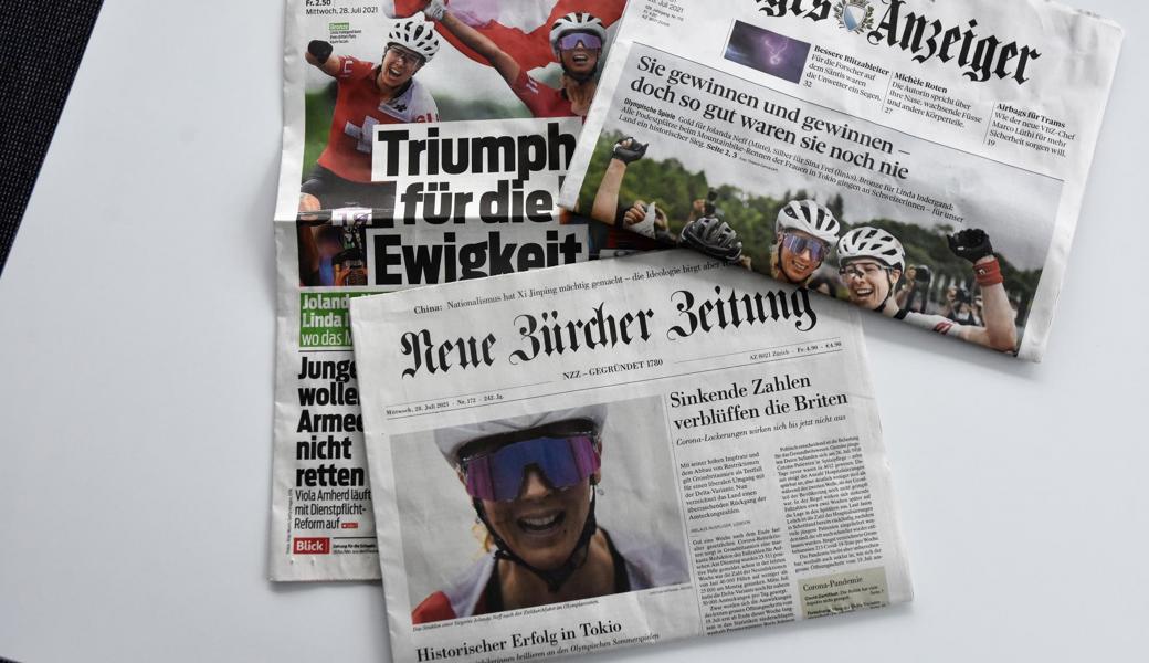 «Triumph für die Ewigkeit» – «Historischer Sieg in Tokio» – «Sie siegen und siegen – doch so gut waren sie noch nie.» Jolanda Neffs Olympiasieg war das Thema auf den Titelseiten. 