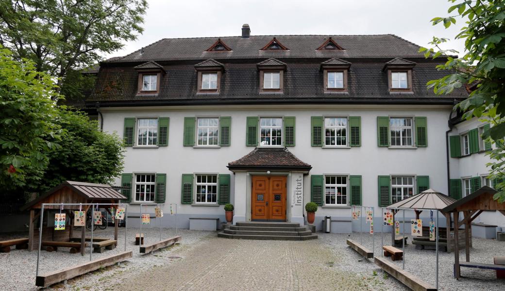 Schulhaus Institut: In diesem Trakt des Klosters ist die Primarschule Altstätten eingemietet.