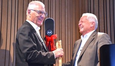 Seine letzte Preisverleihung: Christian Fiechter verabschiedet sich als Präsident der Hans Huber Stifung Seine letzte Preisverleihung: Christian Fiechter verabschiedet sich als Präsident der Hans Huber Stifung