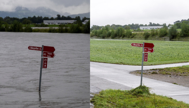 Die Lage am Wasser entspannt sich - jetzt kommen die Rheinholzer