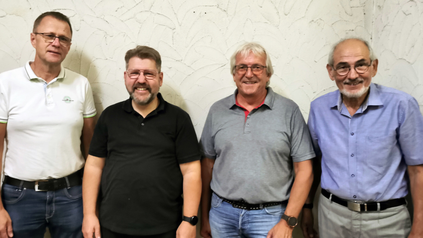 Das OK des Räbschter Polkatreffs freut sich auf einen gut besuchten Anlass (von links): Peter Graf (Präsident), André Breitenmoser (Marketing), Bruno Kehl (Koordination), Kurt Ulmann (Sponsoring). Das OK des Räbschter Polkatreffs freut sich auf einen gut besuchten Anlass (von links): Peter Graf (Präsident), André Breitenmoser (Marketing), Bruno Kehl (Koordination), Kurt Ulmann (Sponsoring).