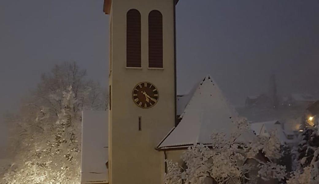 ... und in der stimmungsvollen Abenddämmerung.