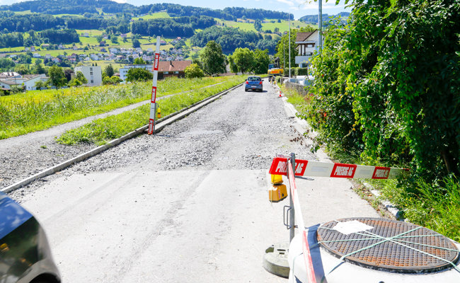 Die Strassensanierung dauert länger als angesagt
