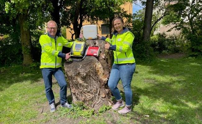 Defibrillatoren auf Karte erfasst