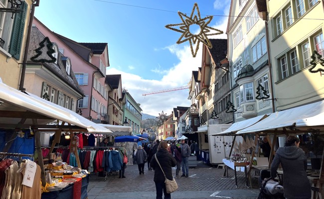 Die Stadt Altstätten wirft sich zum 600. Klausmarkt ins Festgewand