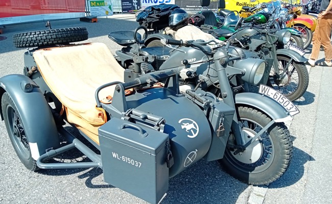 29. Treffen alter Motorräder in Weiler (Ö) bei bestem Wetter