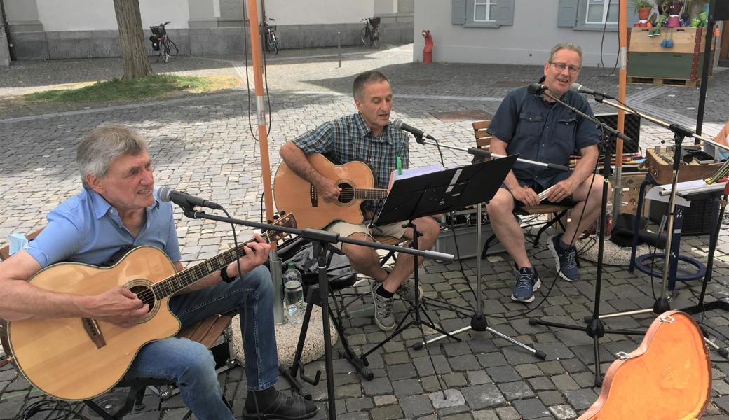 "Cool Chance" mit (von rechts) den Altstättern Roger Wild und Gilbert Hutter sowie dem Glarner Hanspeter Bader.
