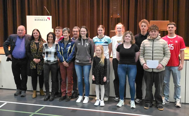Beeindruckende Leistungen in Sport und darüber hinaus in der Gemeinde Berneck