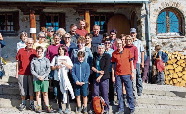Wallfahrt der Pilgergruppe nach Ziteil