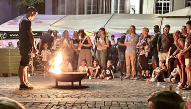 Hitze, Feuer und Musiktalente: Das war der zweite Tag des Städtlifäschts