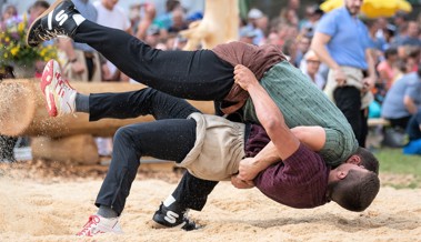 Ein Dorf ist vor dem grossen Fest im Schwingfieber