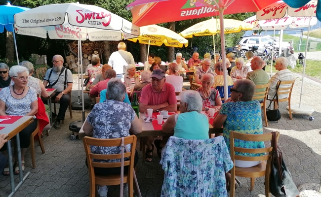 Pontoniervereins gestaltete einen gemütlichen Nachmittag