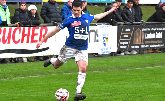 Heimspiel-Dernière für den FC Widnau gegen Winterthur U21