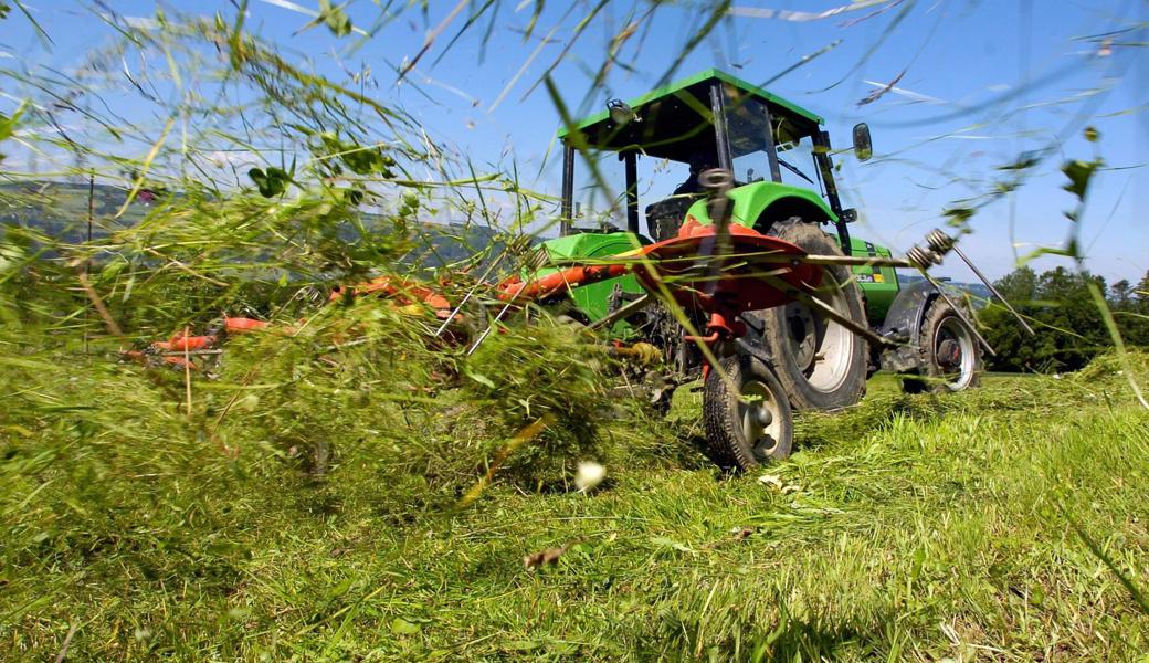 Beim Mähen von Ökowiesen bleiben die Bauern im Kanton St. Gallen weiterhin an die starre Schnittzeitpunktregelung gebunden. 