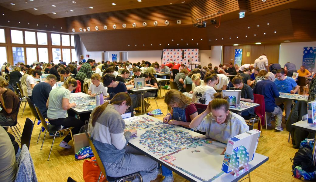 Speed-Puzzeln: Im «Metropol» war hohe Konzentration und Strategie gefragt