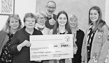 Pfadis schwimmen für den «eggPunkt»