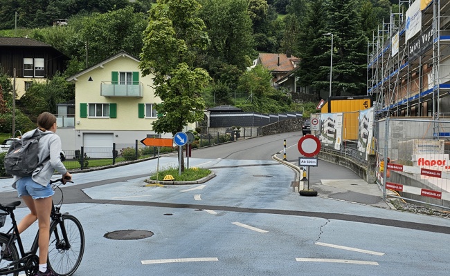 Strassensperrungen und Umleitungen wegen Bauarbeiten