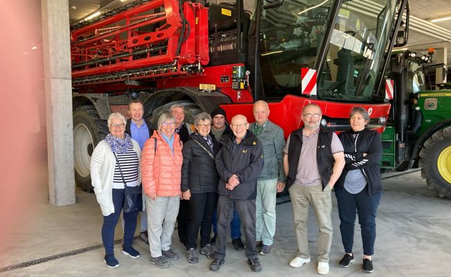 Milchhändler auf Betriebsbesuch in Oberriet